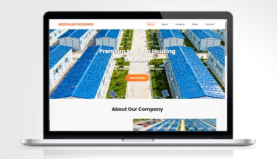 V315-自适应外贸英文建材活动板房行业